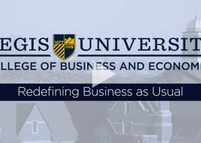 Investor Pitches and Communications: Regis University, Fundraising Campaign